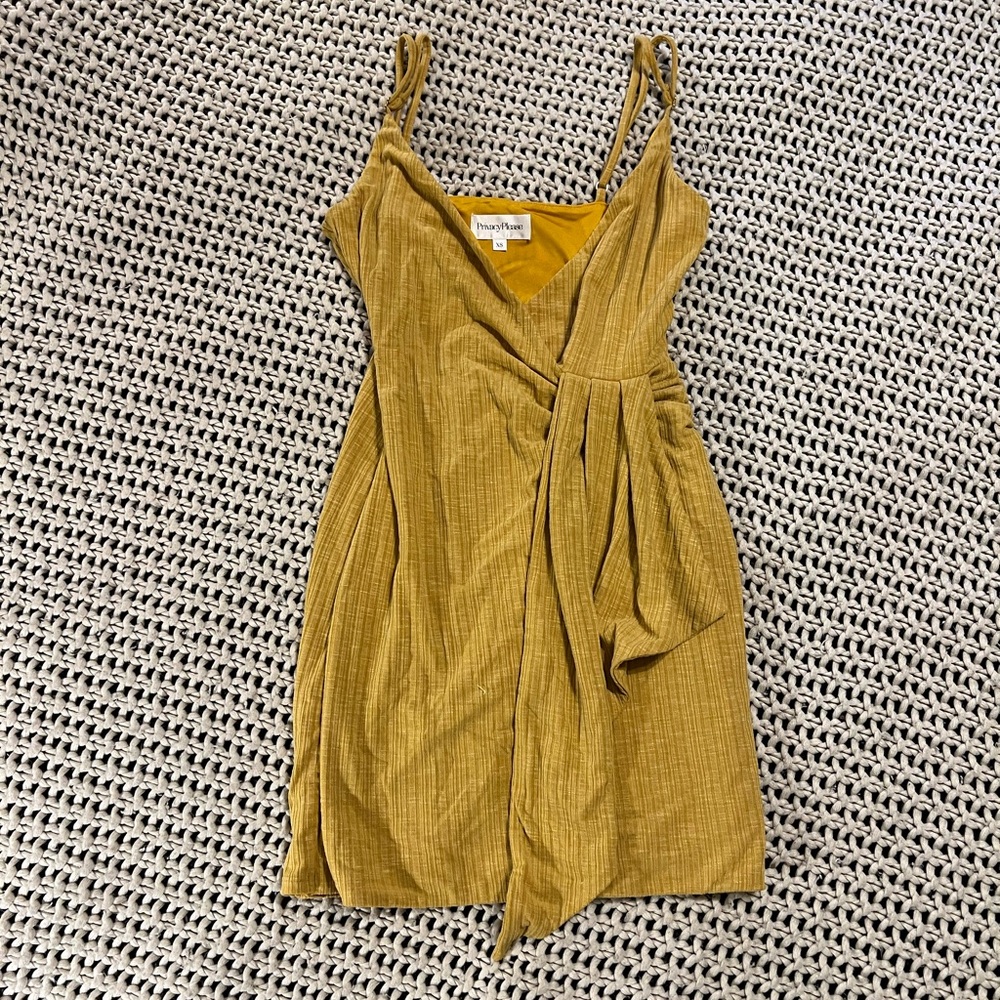 Privacy Please Fay Mini Dress Yellow